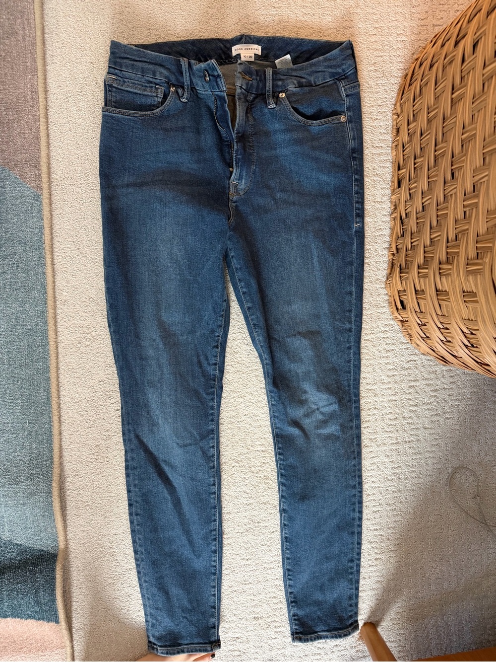 Good American Dark Blue Skinny Jeans